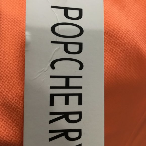Ladies Dress Orange Short Sleeve Tailored Look Sz M(Au) NWT POPCHERRY Lbl - Picture 6 of 6